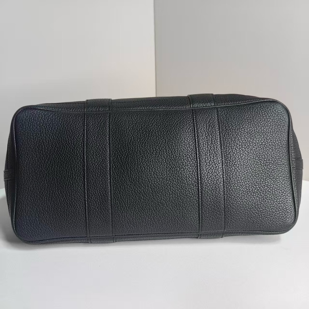 Hermes Garden Party 36 Togo A 2017 Black Silver Hardware Handbag Negonda - Picture 10 of 14